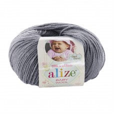 ALIZE BABY WOOL 119 серое небо